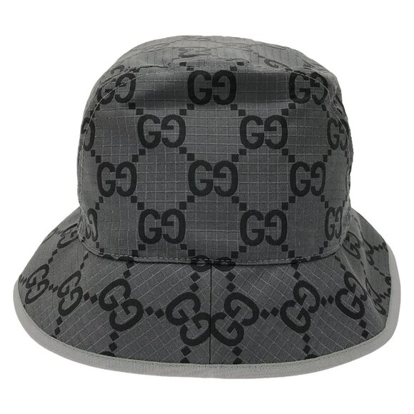 GUCCI hat cap 7683784HA5N1161M polyester Gray NEW Women 1 - Picture 3 of 8